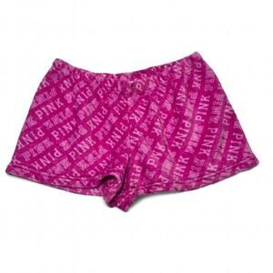 PINK Low Rise Y2K Comfy Fuzzy Soft Shorts Size Large